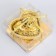 Candle "Heart" 9x4.5cm, gold