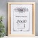 Roof photo frame 2/3 24x30 cm
