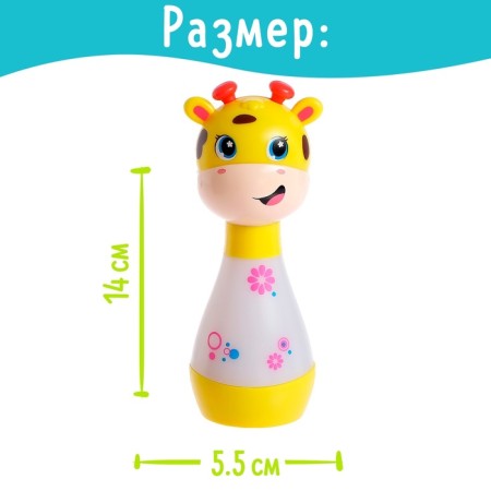Developing toy "Sweet Giraphic", lighting effects, pleasant melodies, mix-1
