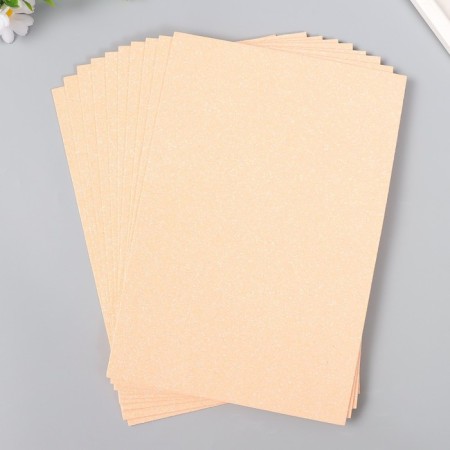 Foamiran glitter 2 mm 20x30 cm, peach