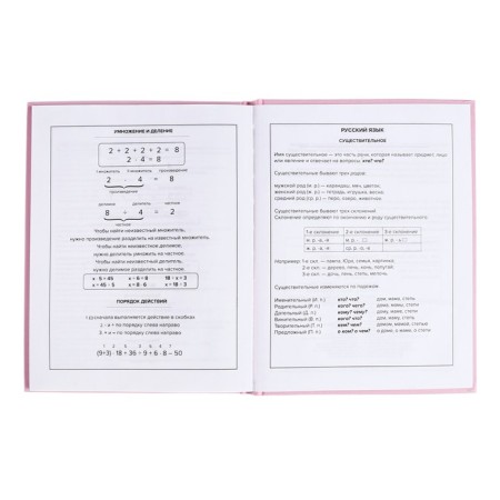 School diary for grades 1-11, "pink", covered paper cover, solid binding cardboard 7BC, matte lamination, universal cheat sheet, 48 sheets, block 65g/m2-10