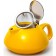 Elrington teapot “Felicita, Glaze”, 750 ml