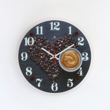 Wall clock, interior: kitchen, 