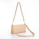 Bag Women's Cross-Bodi with a zipper, beige color