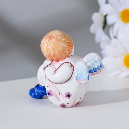 Souvenir "Angel Singing", Yaroslavl Mayolik, h = 4 cm-3