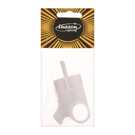 The corner fork, with a ring, 16a, without salary, 220 V, white, retail packaging.-2