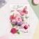 Volumetric postcard "Congratulations!" glitter, roses, butterflies, a5