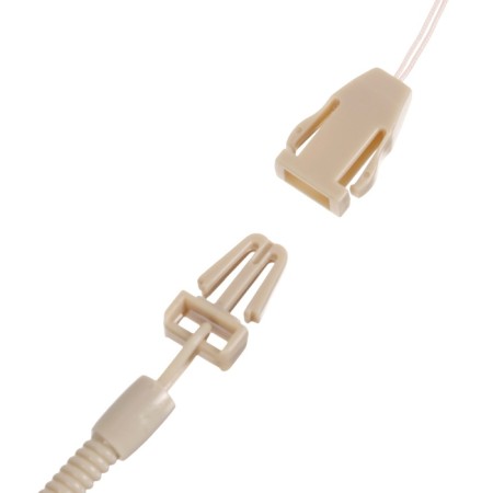 Nipple - orthodontic dummy, silicone, +6 months, with a holder, beige color-9