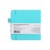 Sketchmarker sketchbook, 120 x 120 mm, 80 sheets, solid leather cover, aquamarine, block 140 g/m2