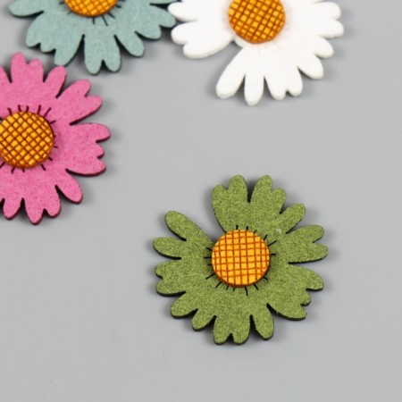 Decor for creativity claims. suede "color chamomile" mix 2.5x2.5 cm-1