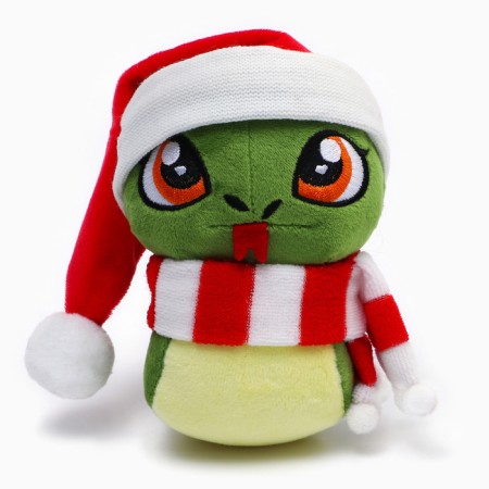 Soft toy "Snake", in a hat and scarf-2