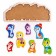 Wooden puzzle for children "Penguins"
