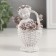 Polystone souvenir "Angel in the basket of roses" Coffee wreath 7x6x10 cm