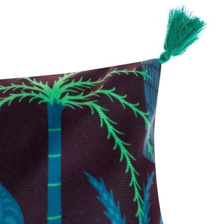 Decorative pillowcase with brushes Ethel Leopards, 43x43 cm-1