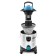 Vacuum cleaner KitFort KT-548, 1000 watts, 20 l, cord 6.8 m, silver-blue