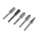 A set of balls on wood and tundra plastic, nickelized coating, masterpiece. Saar, 5 pcs. 98464