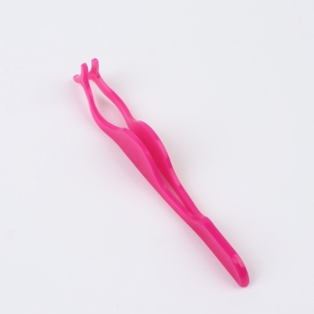 Pinzet for overhead eyelashes, 10.8 × 1.8 cm, pink color-7