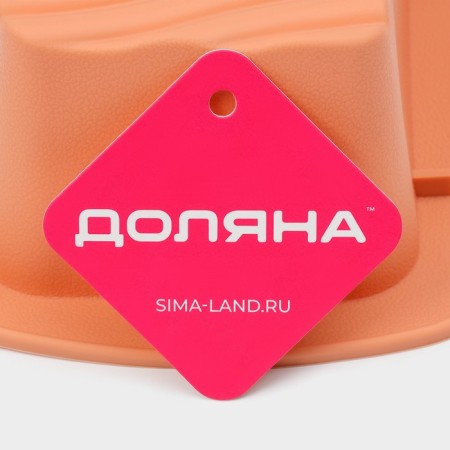 Baking shape of the share "Bread. Stripes ”, silicone, 27.5 × 13.5 × 7 cm (internal 23.5 × 10), peach color-7