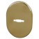 Decorative lining Fuaro ESC 475 GP, on a leaf lock, color Brass