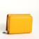 Women's wallet on magnet, yellow color