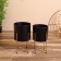 Kashpo on the stand "Space" metal (set 2 pcs), diameter 30 and 25 cm