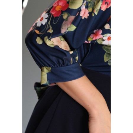 Women's dress, size 56, blue color-8