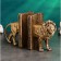Holder - Lion Book stands 2pcs, bronze, 19.5x33cm