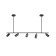Kaiko chandelier, size 120x15x70 cm, 5x10W, GU10