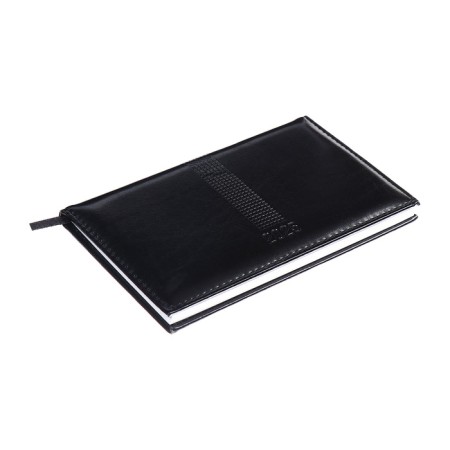 Purple dated pocket 2025, 155 x 95mm 64 sheets, Devente.Matrix, solid cover to leatherette with foam, embossing, block 70, black-1