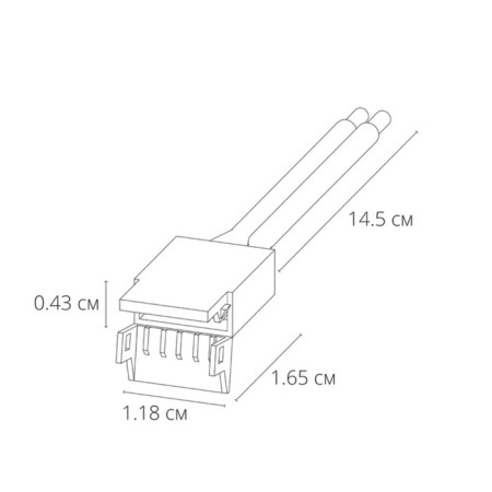 ARTE LAMP Strip-CCCESSORES A30-10-10-1CCT power connector, white-3