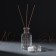Diffusor for essential oils with a “square” lid 100 ml transparent 4.5x5x13.5 cm