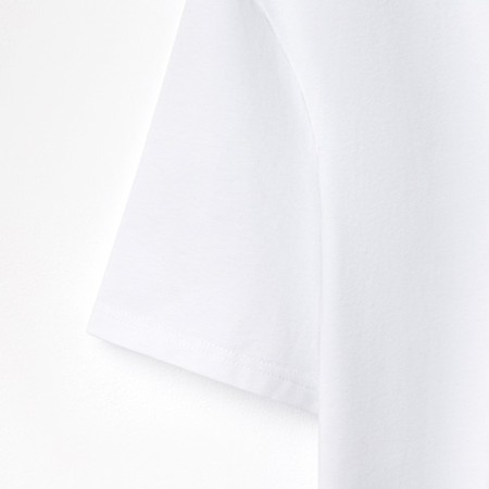 T-shirt male plain Minaku Regular Fit: White color, rn 50-6