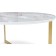 D-700 coffee table aurum metal, gold 70x70x33 cm