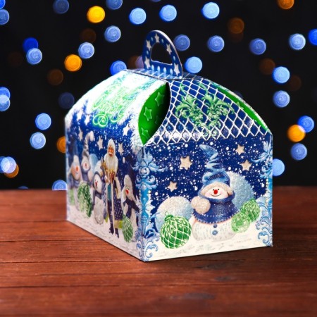 Gift box "Snowiness" 18.5 x 12.5 x 19 cm 1pc-3