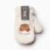 Mittens teenage minku Bear embroidery 24 cm color white