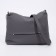 Bag Cross-Bodi with a zipper, gray color
