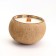Candle in the coconut aromatic, sweet orange and lime, soy wax, 8x10 cm, in the box