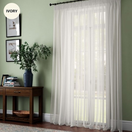 Tulle "April", size 500 x 270 cm, ivory color