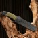 Tactical knife "Alfa" 23.3cm, blade 110mm/3mm, skirmish, green