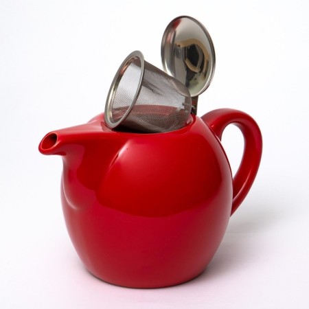 Elrington teapot “Felicit, glaze”, 1.3 l, color red color-3