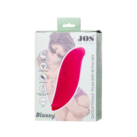 Multifunctional Jos Blossy clitoris stimulator, pink color, 13.5 cm-15