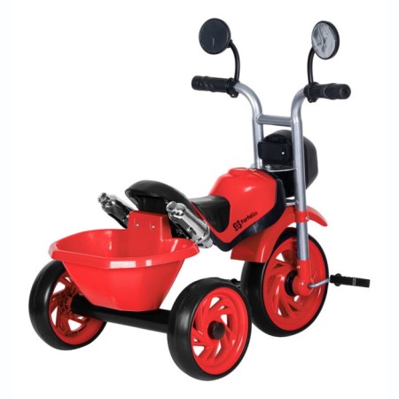 Children's three -haired bicycle Farfello S678, red color-2