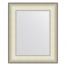 EvoFORM mirror in the baguette frame, 78 mm, 44x54 cm, white skin with chrome