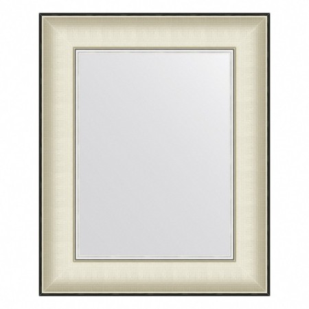 EvoFORM mirror in the baguette frame, 78 mm, 44x54 cm, white skin with chrome