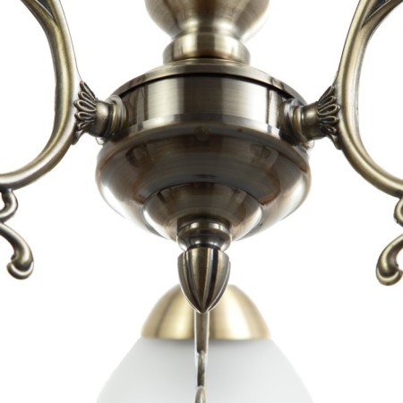 Madeleine chandelier 3x40W E27 Antique bronze 40x40x50 cm.-7