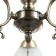 Madeleine chandelier 3x40W E27 Antique bronze 40x40x50 cm.
