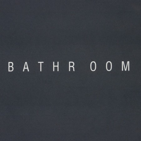 Bathroom bathroom mat, 48 × 78 cm, black color-4