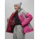Ski suit female, size 58, pink color