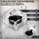 Case plastic under the Ring "Diamond", 3.5 × 3.8, insert black