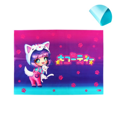 Gluebring table for pvc creativity (folding), 700 x 500 mm, 130 microns, Phoenix "Chibi"